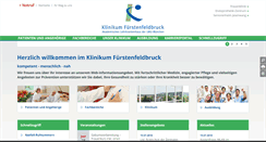 Desktop Screenshot of klinikum-ffb.de